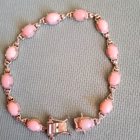 Jewelry - PERUVIAN PINK OPAL TENNIS BRACELET